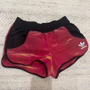 Adidas Originals Rita Ora Space Shifter Iridescent Holographic Track Shorts RARE